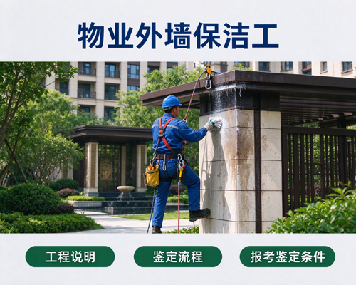 物业外墙保洁工（园林配套外立面保洁）